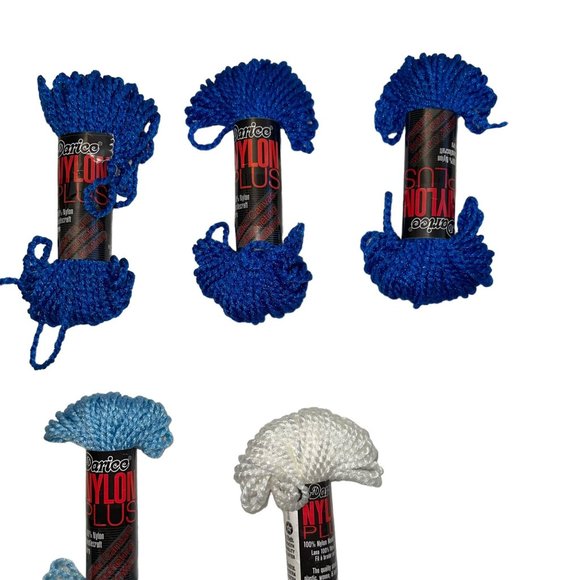 Vintage New Used Darice Needle Craft Yarn Nylon Plus 20 Yards Extra Strength - Picture 4 of 5